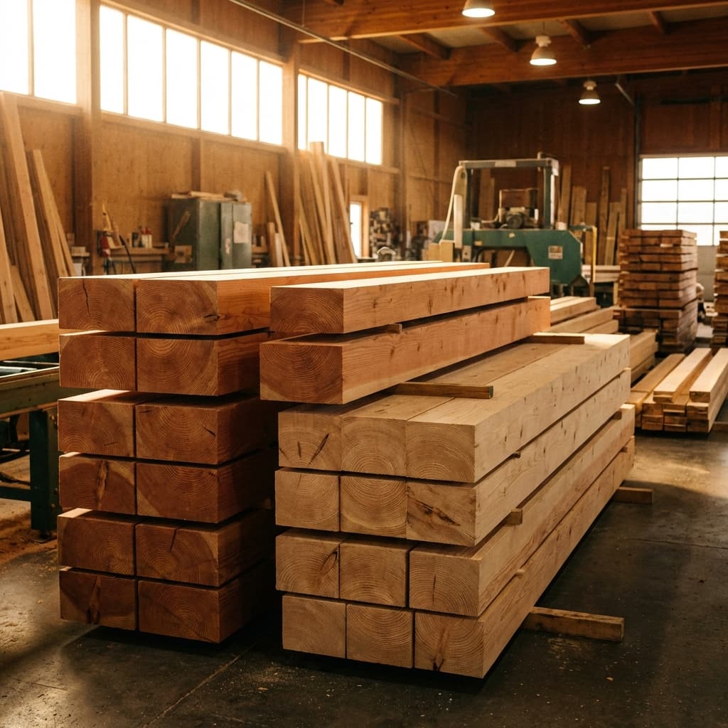 Брус сухой строганный камерной сушки