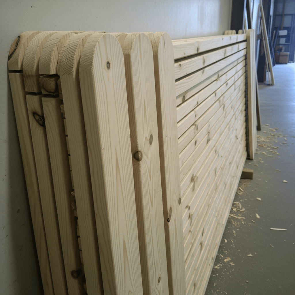 Деревянные элементы для забора