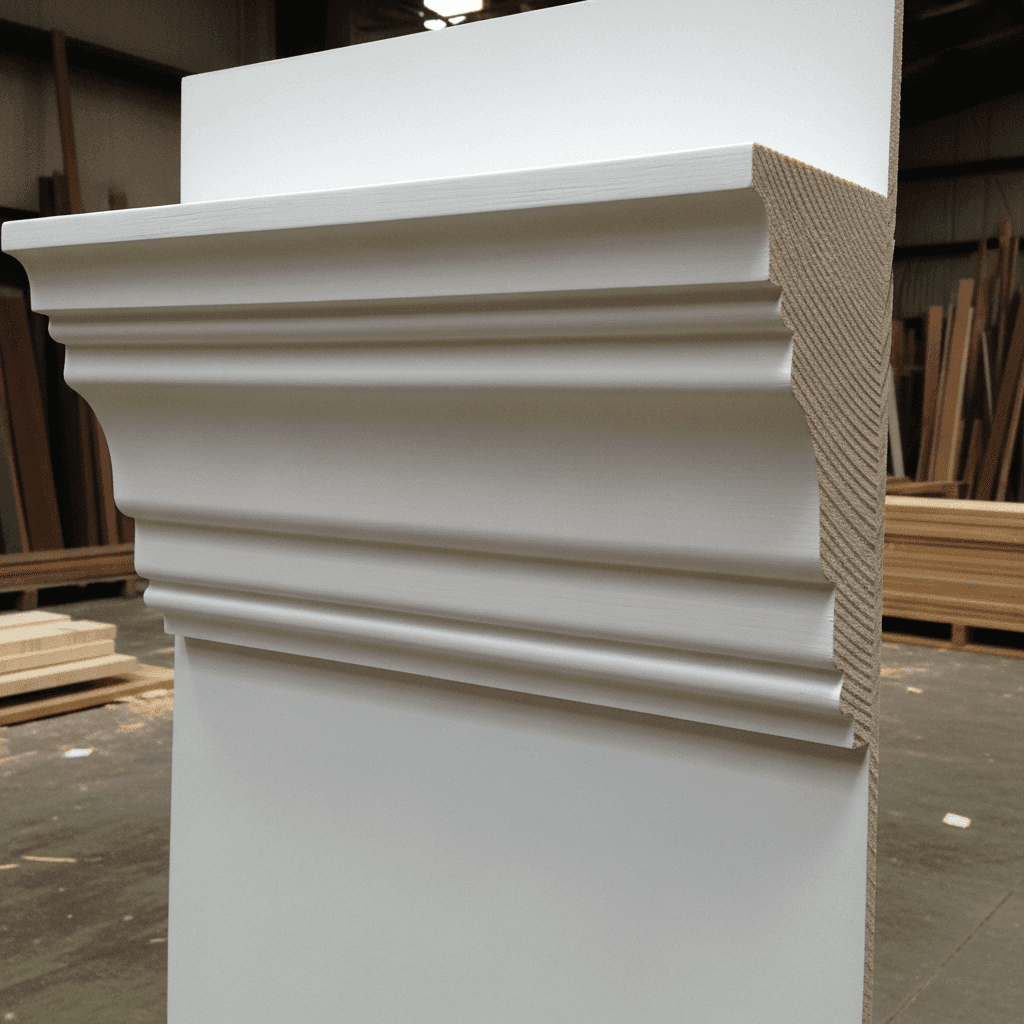 Галтель деревянная потолочная