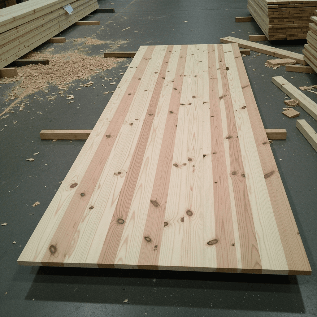 Мебельный щит цельноламельный (Сосна)