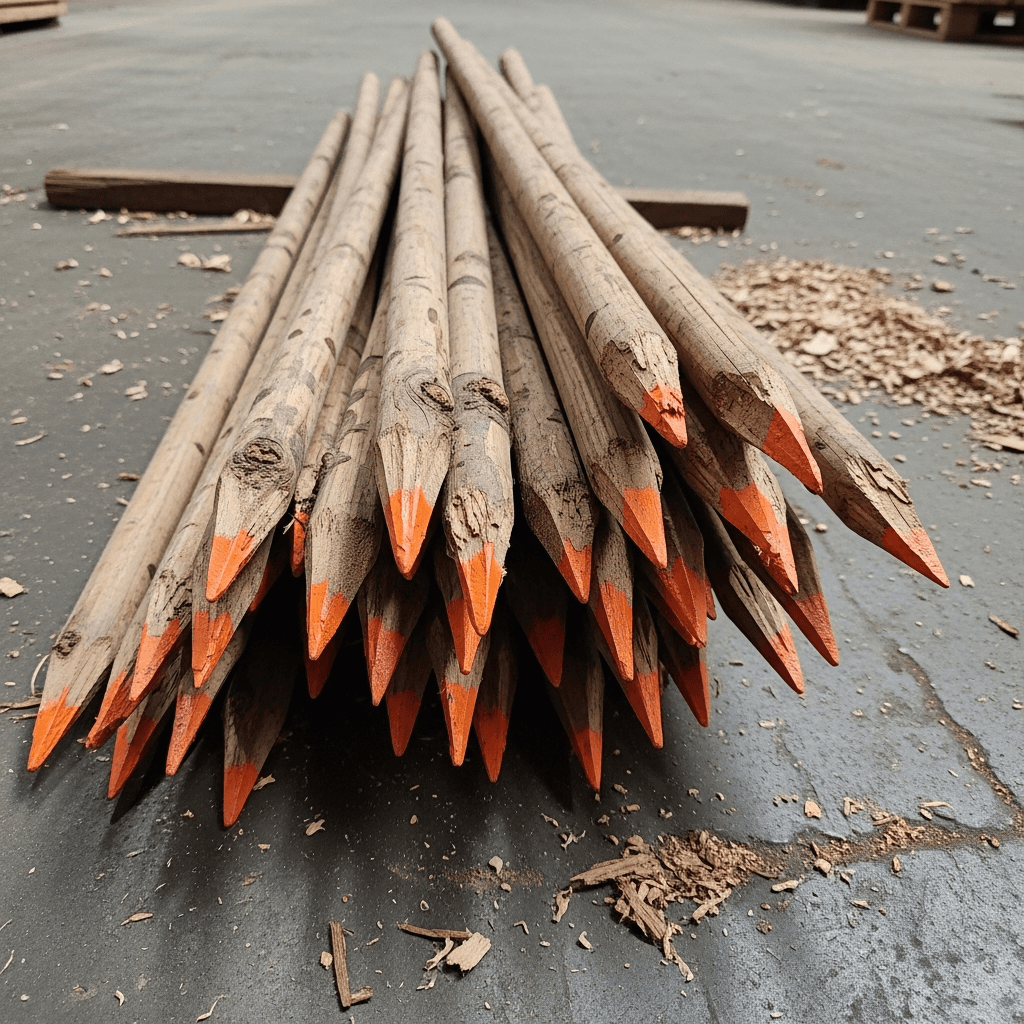 Строительные колья