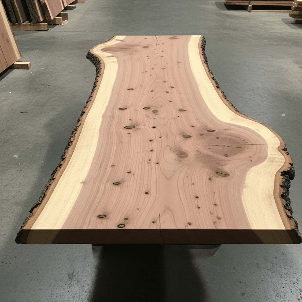 Доска необрезная сухая столярная